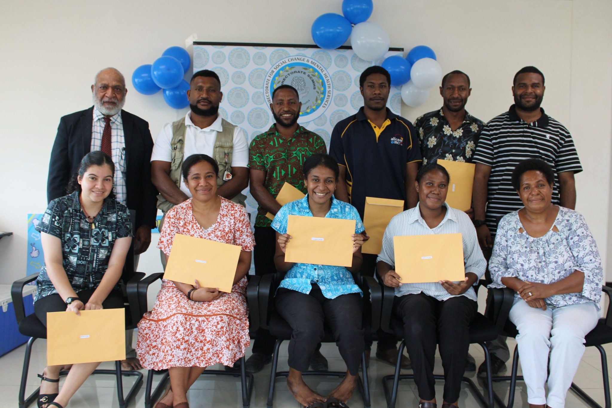 The Directorate took in ten volunteers from the University of Papua New Guinea late last month (May). These Volunteers are from the School of Humanities and Social Science, majoring in Psychology. They are current graduands and are looking forward to their graduation on Friday this week.